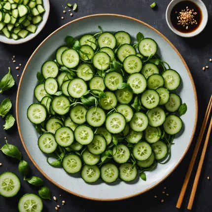 Салаты: Искусство свежести и вкуса с акцентом на огурцы в соевом соусе по-китайски